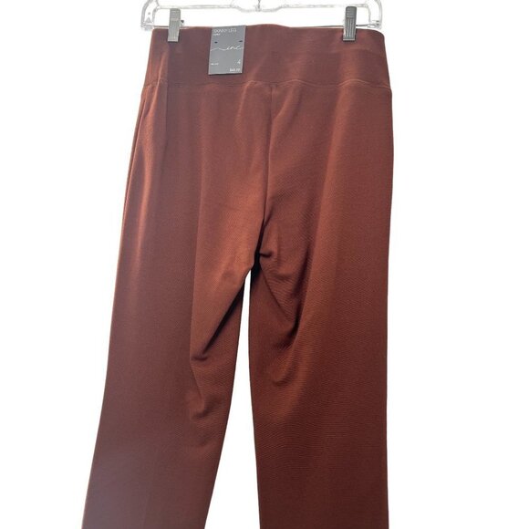 NWT INC Brown Skinny Leg Curvy Mid Rise 4 Pants - Picture 5 of 6